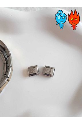 دستبند استیل (فولاد) متالیک زنانه استیل (فولاد) bijoux uniques - کد 880252842