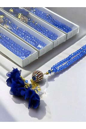 تسبیح آبی سنگ طبیعی Deniz Elmasları - کد 880376744