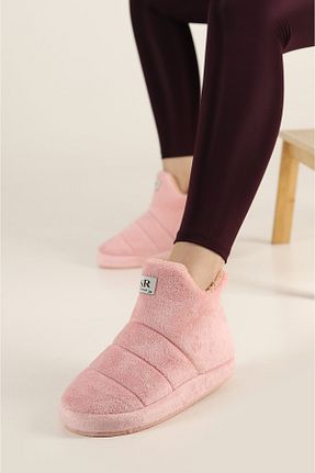 پاندوف صورتی زنانه مخملی LANDSHOES - کد 880398555