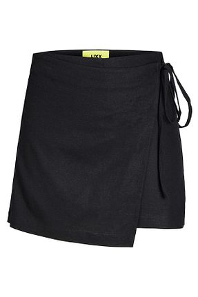 شلوارک و برمودا مشکی زنانه فاق بلند Jack & Jones - کد 831966619