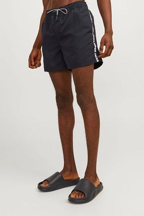 شلوارک و برمودا مشکی مردانه رگولار Jack & Jones - کد 812364018