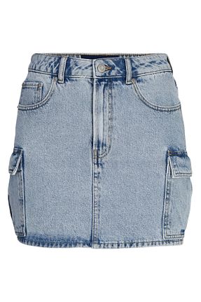 دامن آبی زنانه پارچه Jack & Jones - کد 838707295