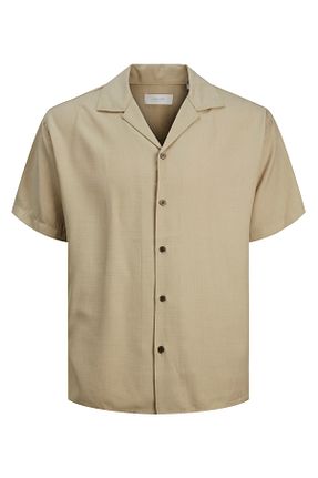 پیراهن بژ مردانه Relaxed Jack & Jones - کد 826003029