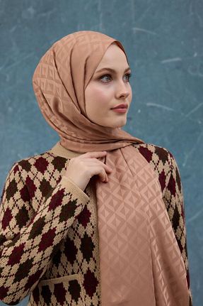 روسری قهوه ای İpek Jakar İpekhan - کد 880581823