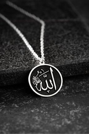 گردنبند نقره طوسی مردانه 925 عیار Vetro Silver - کد 880661887