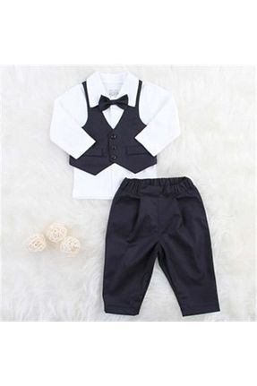 ست نوزادی مشکی بچه گانه پنبه ای Mini Ropa - کد 103392968