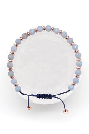 دستبند جواهر رنگی زنانه سنگ طبیعی Alibaba Doğaltaş - کد 880630841