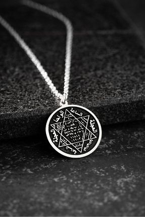 گردنبند نقره طوسی مردانه 925 عیار Vetro Silver - کد 880634610