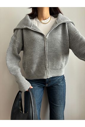 رویه طوسی زنانه اکریلیک Nopen Knitwear - کد 871668374