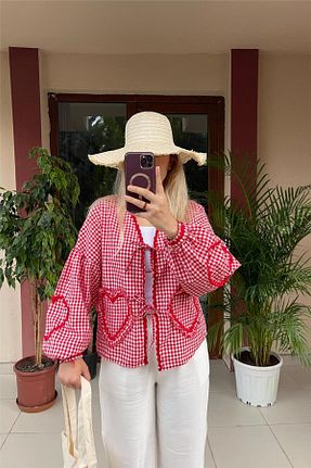 لباس قرمز زنانه بافتنی Butik - کد 880659210
