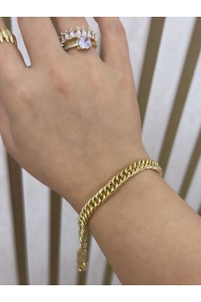 دستبند استیل (فولاد) زرد استیل ضد زنگ Hicrans Takı - کد 880635628