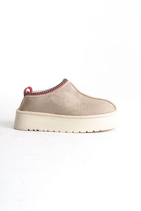 بوت / نیم بوت بژ زنانه چرم مصنوعی sedora shoes - کد 880678129