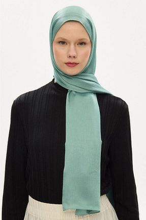 شال سبز زنانه ابریشم hijabchi - کد 880688671