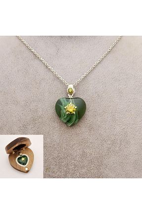 گردنبند نقره سبز زنانه 925 عیار RETERNITY - کد 880682132