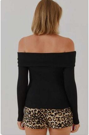 بلوز مشکی زنانه ساده CALİENTE - کد 880704530