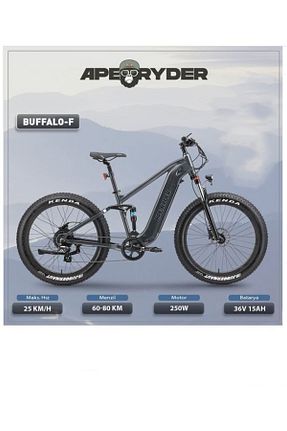 دوچرخه برقی مشکی ندارد Ape Ryder - کد 880772032