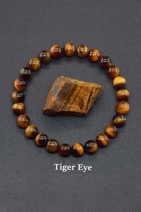 دستبند جواهر قهوه ای زنانه سنگ طبیعی NBS Beautiful Naturel Stones - کد 880799339