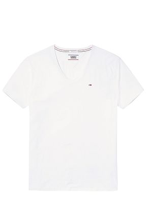 تیشرت سفید مردانه رگولار Tommy Jeans - کد 31238432