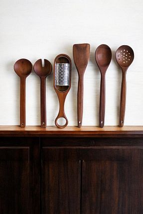 کاردک قهوه ای چوب Mirilliahome - کد 878721545