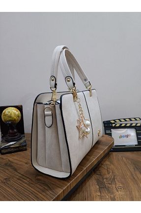 کیف دوشی بژ زنانه چرم مصنوعی ikosga - کد 880863085