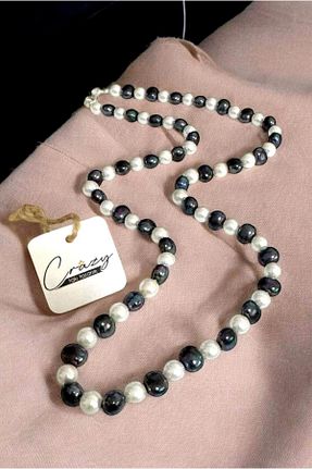 گردنبند جواهر رنگی زنانه مروارید CRAZY TAKI TASARIM - کد 877269524