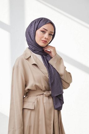 شال طوسی زنانه İpekhan - کد 783917722