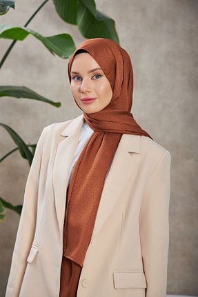 شال زرشکی زنانه İpekhan - کد 791349427