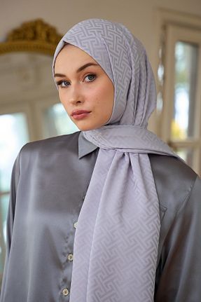 شال طوسی زنانه İpekhan - کد 832895994