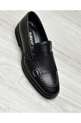 کفش کژوال مشکی مردانه پاشنه کوتاه (1 - 4 سانتی متر) ByItallanoshoes - کد 880885659