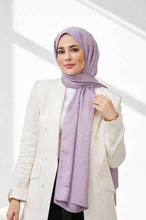 شال بنفش زنانه İpekhan - کد 783917031