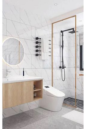کاغذ دیواری سفید Kendinden Yapışkanlı UKAB - کد 852743870