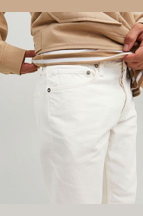 شلوار جین نباتی مردانه پاچه لوله تفنگی Jack & Jones - کد 635094878