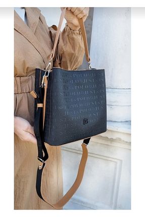 کیف دوشی قهوه ای زنانه چرم مصنوعی Just Polo - کد 261066263