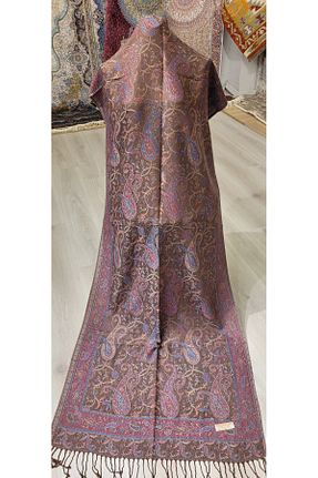 شال قهوه ای زنانه کشمیر TOPRAK ART GALLERY - کد 881098892