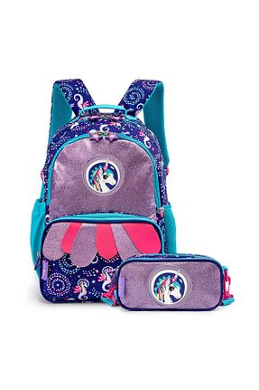 کوله پشتی رنگی بچه گانه سایز متوسط Milk & Moo - کد 881094959