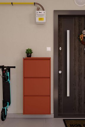 جا کفشی قهوه ای فلزی Ceha - کد 117351576
