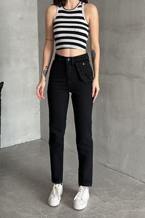 شلوار جین مشکی زنانه پاچه پهن XRAY JEANS - کد 881108546