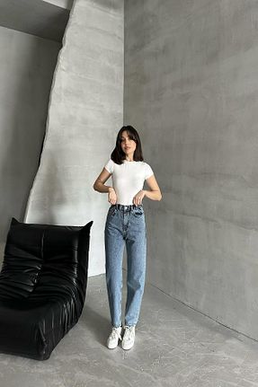 شلوار جین آبی زنانه پاچه پهن XRAY JEANS - کد 881140494
