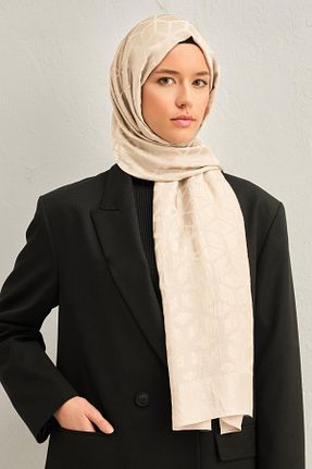 شال بژ زنانه پنبه ای Armine - کد 881202986