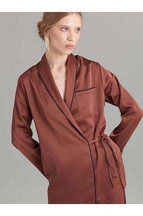 کت قهوه ای زنانه گشاد Rivus - کد 752861173