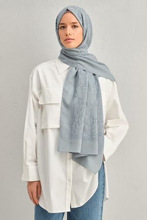 شال سبز زنانه پنبه ای Armine - کد 892485932