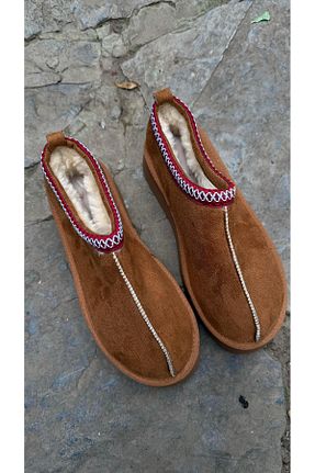 بوت / نیم بوت قهوه ای زنانه جیر Eataly Shoes - کد 881200078