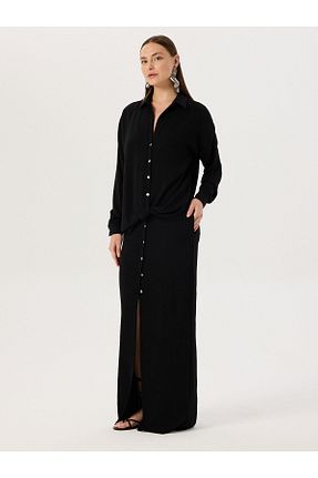 لباس مشکی زنانه بافتنی Rivus - کد 752859720