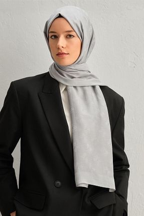 شال سرمه ای زنانه پنبه ای Armine - کد 892474759