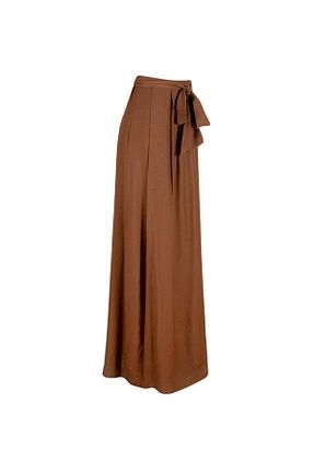 دامن قهوه ای زنانه پارچه Rivus - کد 752858528