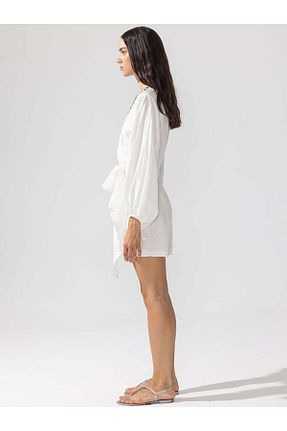 شلوارک و برمودا سفید زنانه پارچه Rivus - کد 752862362