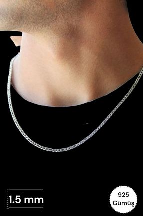 گردنبند نقره طوسی زنانه 925 عیار MODA925 - کد 881216322