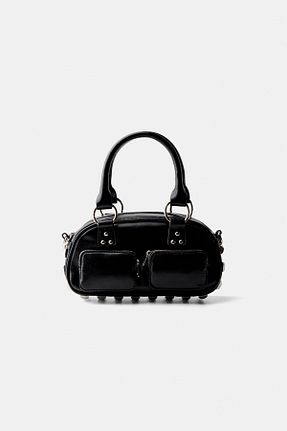 کیف دستی مشکی زنانه ابعاد کوچک Bershka - کد 881228805
