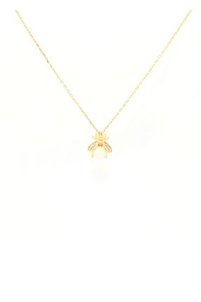 گردنبند نقره زرد زنانه 925 عیار Own Jewelry - کد 881246504