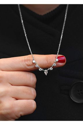 گردنبند نقره طوسی زنانه 925 عیار Own Jewelry - کد 881258842